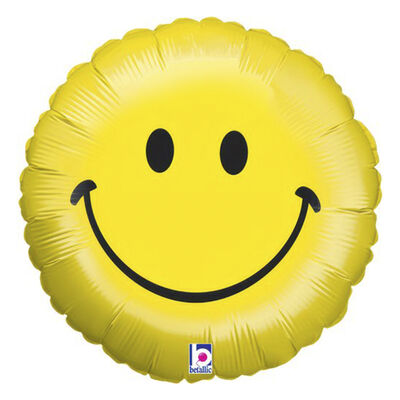 Smiley Face Grabo Folyo Balon 18