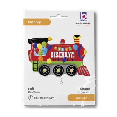 Birthday Party Train Grabo Folyo Balon 37