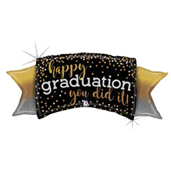 Metallic Ombre Graduation Grabo Folyo Balon 46