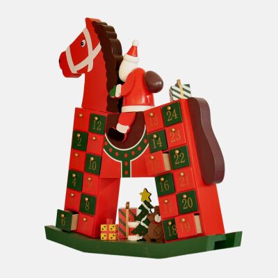 Advent Calender - Wooden Rocking Horse - 2