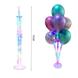 Led Işıklı Balon Standı 70cm - 