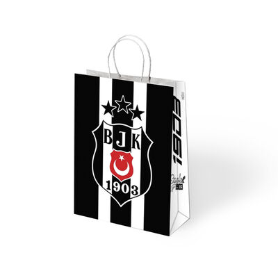 Beşiktaş Büküm Saplı Kraft Çanta 18x24cm - 1