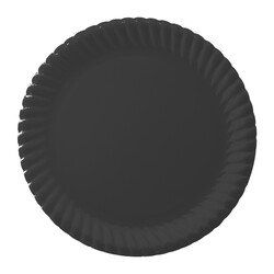 Black Paper Plates - Kikajoy