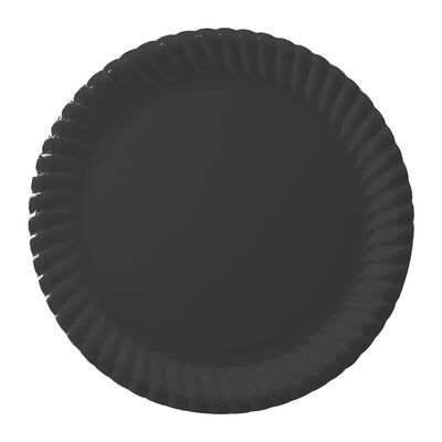 Black Paper Plates - 3