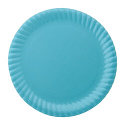 Blue Paper Plates - Kikajoy