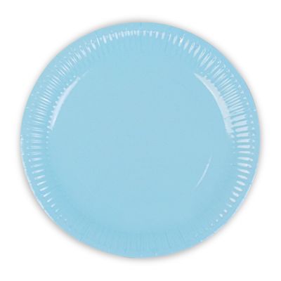 Blue Pastel Paper Plates - 1