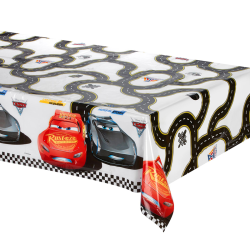 Cars Plastic Table Cover - 