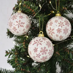 Christmas Ball Ornaments - Snowflake - 1