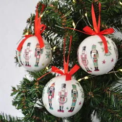 Christmas Ball Ornaments - Nutcracker - 1