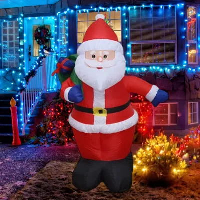 Christmas Decorations - Inflatable Santa Claus - 1