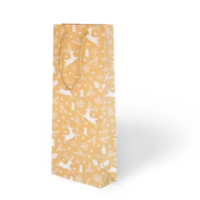 Christmas Gift Bag - Gold - 3