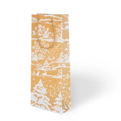 Christmas Gift Bag - Gold - 1