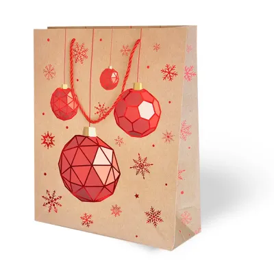 Christmas Gift Bag - Kraft - 2