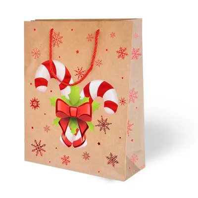 Christmas Gift Bag - Kraft - 1