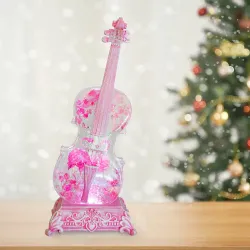 Christmas Lighted Water Lantern - Violin - 1