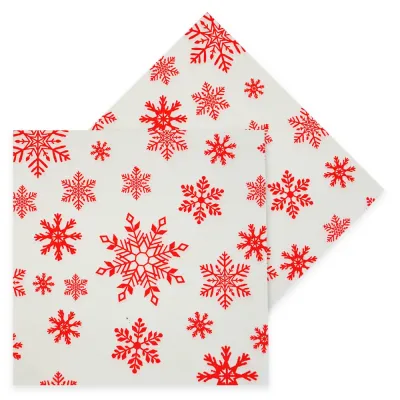 Christmas Paper Napkins - Snowflakes - 1