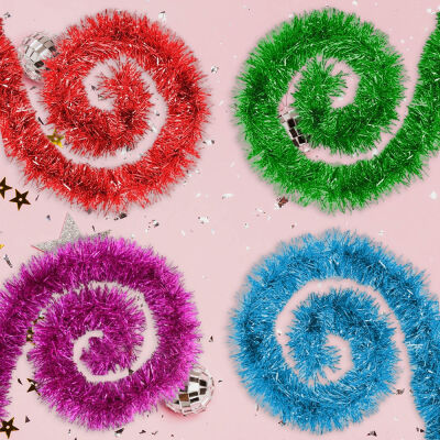 Christmas Tinsel - Colorful - 1