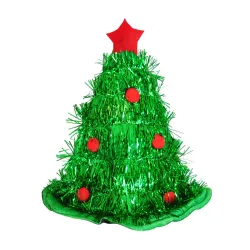 Christmas Tinsel Tree Hat - 2