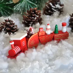 Christmas Wooden Train - 1