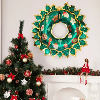 Christmas Wreath Decorative Balloon - 1