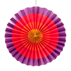 Colorful Paper Fan 45 cm - 1