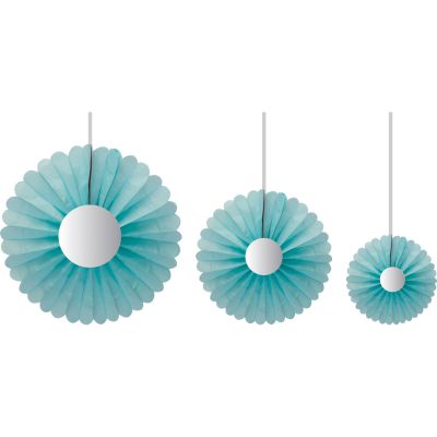 Daisy Paper Fans - 3 pcs - 2