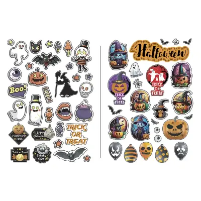 Decorative Stickers Set - Halloween - 1