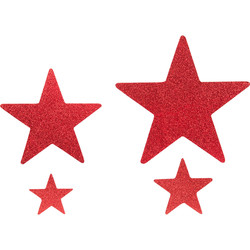 Double Sided Star Set Styrofoam 4 Pcs - 2