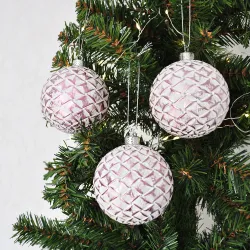 Elegant Glass Ball Christmas Ornaments - 1