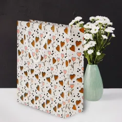 Flower and Heart Valentine Gift Bag - 1