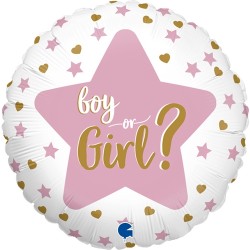 Boy Or Girl Star Grabo Folyo Balon 18