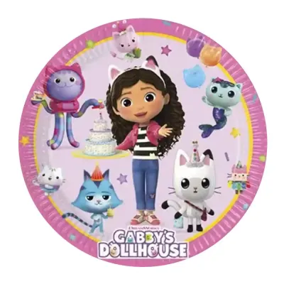 Gabby's Dollhouse Paper Plates - 1