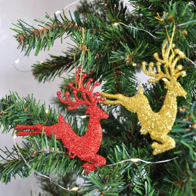 Glitter Deer Ornament - 1