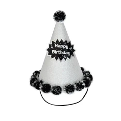 Glitter Happy Birthday Party Hat - 1