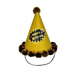 Glitter Happy Birthday Party Hat - 2