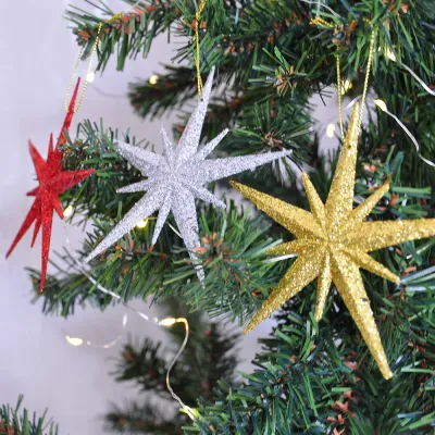 Glitter Star Ornament - 1