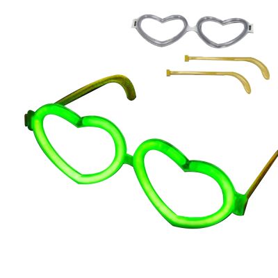 Glow Eyeglasses - Heart - 1