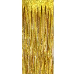 Gold Holographic Foil Curtain - 2