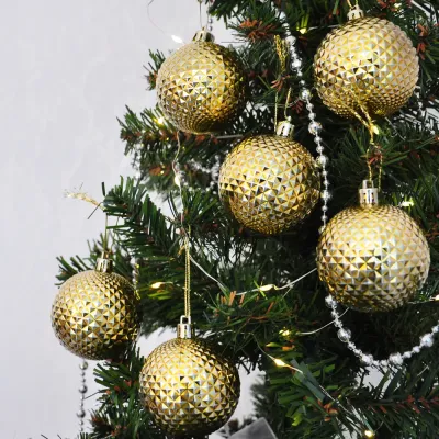 Gold Matte Ball Ornaments - 1