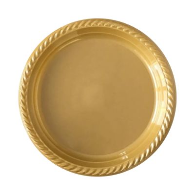 Gold Plastic Plates - 1