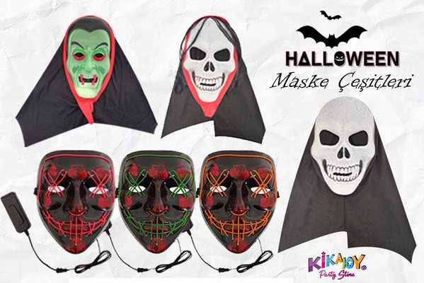 Halloween Cadılar Bayramı Maskeleri ve Çeşitleri