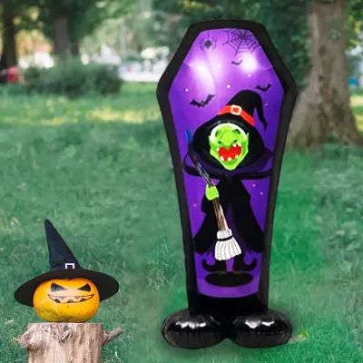 Halloween Foil Balloon - Coffin - 1