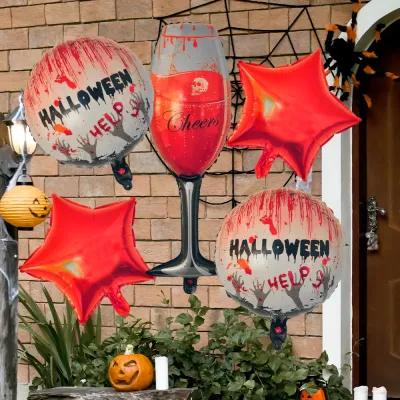 Halloween Foil Balloon Set - Cheers - 1