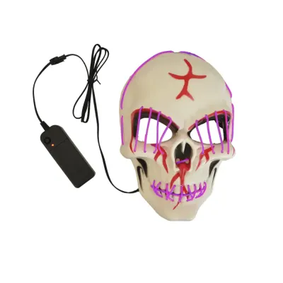 Halloween Led Light Up Mask - Skull - 3