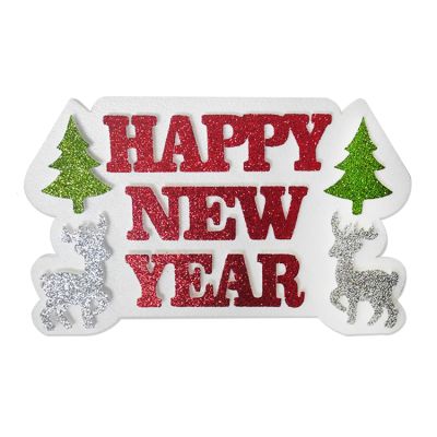 Happy New Year Styrofoam Ornament - 2