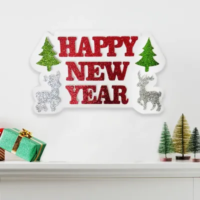 Happy New Year Styrofoam Ornament - 1