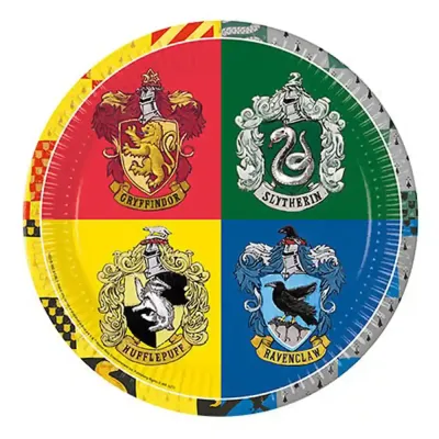 Harry Potter Hogwarts Paper Plates - 1