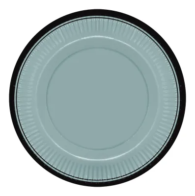 Island Blue Paper Plates - 1