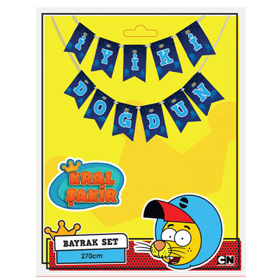 King Şakir Space İyi Ki Doğdun Paper Letter Banner - 1