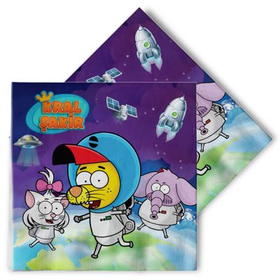 King Şakir Space Paper Napkins - 1